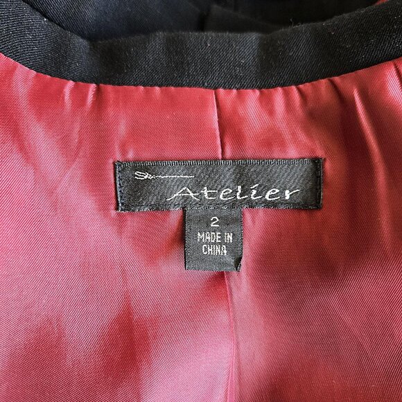 Atelier Women's Black Pant Suit - Picture 4 of 9